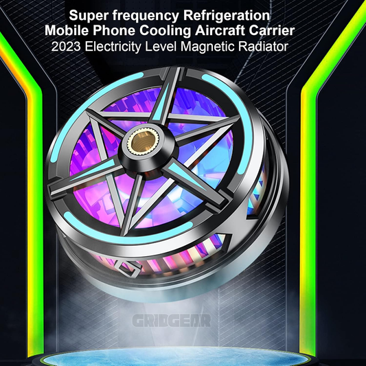 S6 MagSafe Phone Cooler – RGB Fan & Semiconductor Cooling for iPhone Gaming