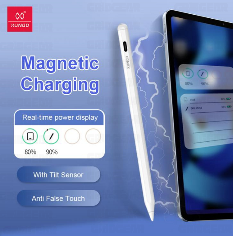 Xundd Universal Capacitive Touch Screen Stylus Pen Compatible with iPad Pro 11/12.9 inches, High Precision Pencil for Apple iPad 8th/7th, Air 3/4/5th, Mini 5/6th