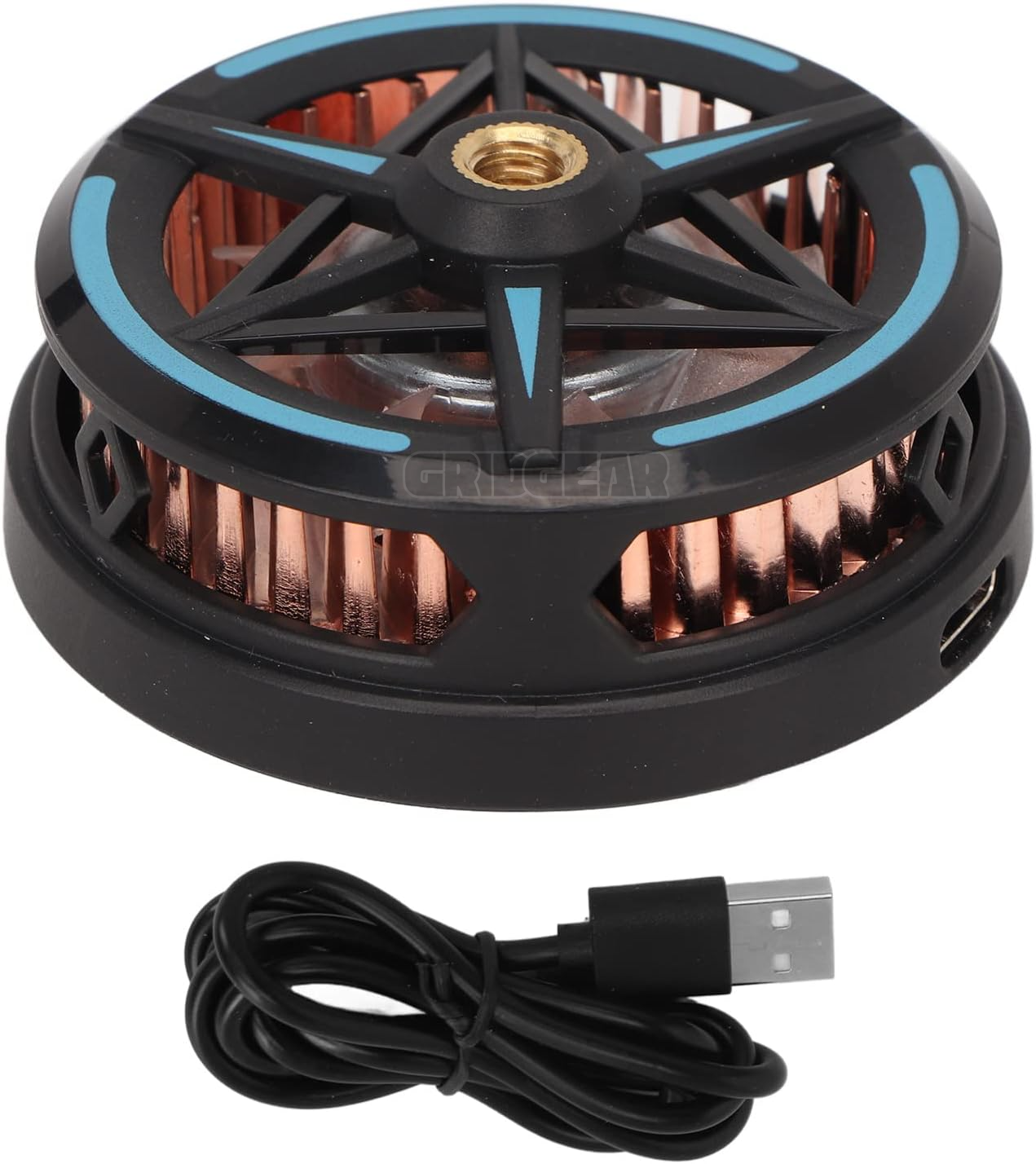 S6 MagSafe Phone Cooler ā RGB Fan & Semiconductor Cooling for iPhone Gaming