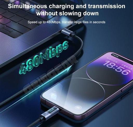 FitGear FG-C4 100W PD Type-C to Type-C Fast Charging & Data Cable – Nylon Braided | 1.2M