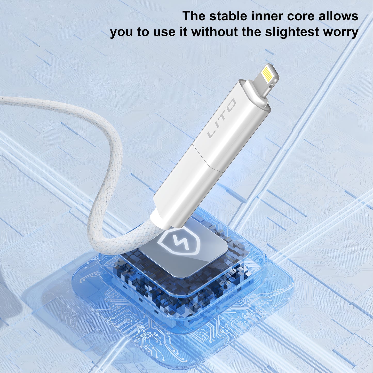 LITO LD21 100W 4-in-1 Fast Charging Magnetic Data Cable