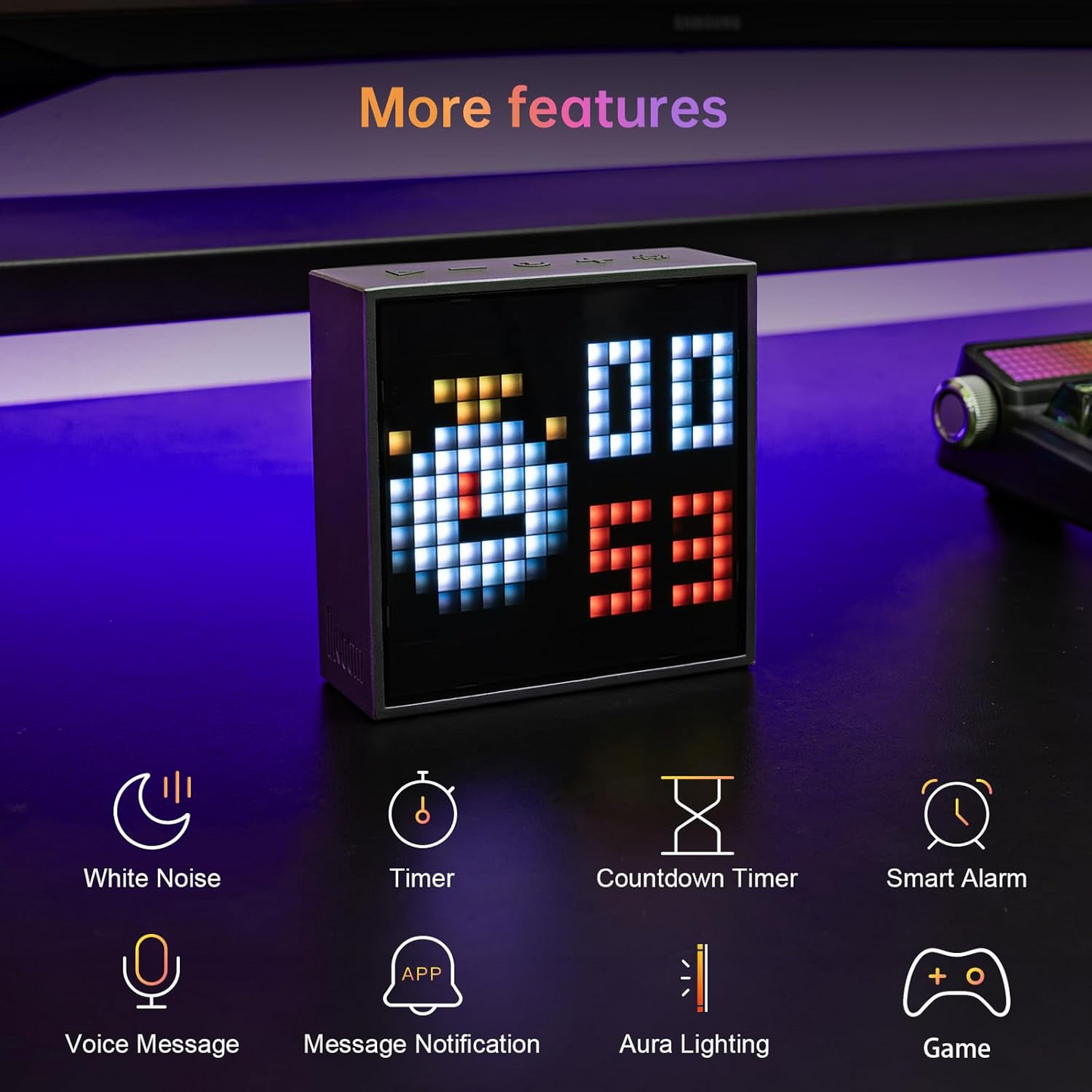 Divoom Timebox Evo Smart Pixel Art Bluetooth Speaker with LED Display