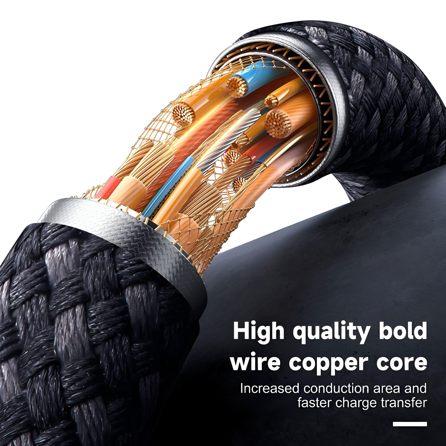 LITO LD12 2-in-1 Crystal Fast Charge Cable
