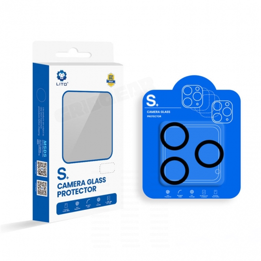 LITO S+ 3D Clear Camera Lens Protector for iPhone 12 Pro Max