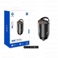 LITO IN‑C03 60W Mini Metal Car Charger – Type‑C + USB‑A – Black