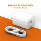 67W SuperVOOC Fast Charger with Type-C Cable | Flash Charging Adapter Combo